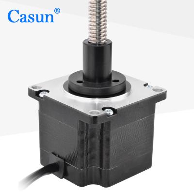 China 3A Linear Nema 23 Stepper Motor With 4 Lead Screw Captive 2 Phase for sale