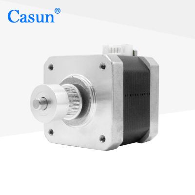 China 42X42X40mm 1.8 degree 2 phase 0.5Nm With Nema 17 Gear Shaft Stepper Motor for CNC for sale