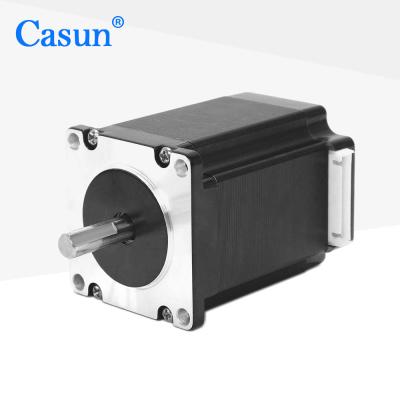 China Milling Flat Shaft 2 Phase Stepping Motor NEMA 23 For Packaging Equipment for sale