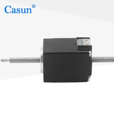 China Motor de pasos de Casun 0.5A del motor de pasos 20*20m m 2.55V del No-cautivo micro negro de la nema 8 para la fresadora del CNC de STM en venta