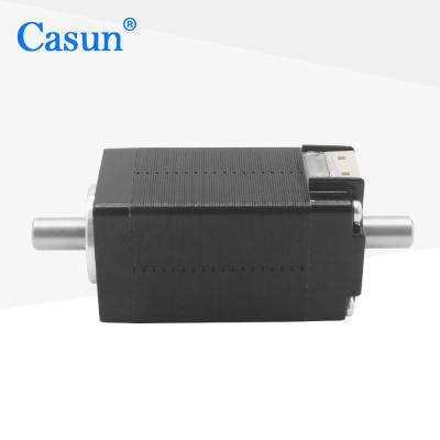 China 1.8 Degree 2 Phase Nema 8 20X20X38mm Stepper Motor Dual Hollow Shaft 0.6A 32mN.m for sale