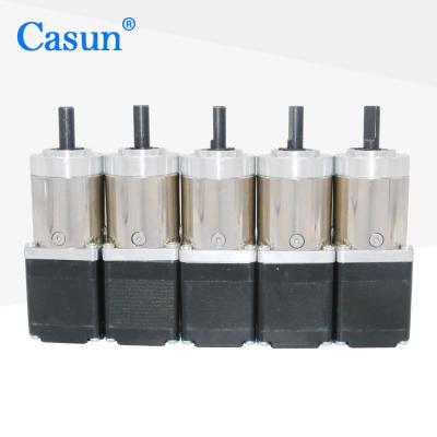 China Casun 28mm-57mm NEMA 11 Geared Stepper Motor With Planetary Gearbox for sale