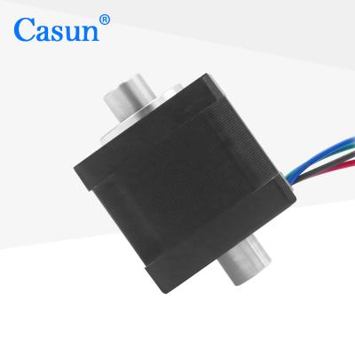 China NEMA 14 Hollow Stepper Motor Dual Shaft 1.0A 0.19N.M For Image Scanners for sale