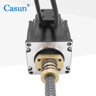 China 1.8 Degree 2 Phase NEMA 23 Linear Stepper Motor With Encoder 57*57*45mm 0.9N.M 4 Wires for sale