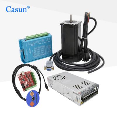 China Hot sale NEMA 34 8.5N.m 3 Axis Closed Loop Stepper Motor Kits With Magnetic Encoder For CNC Machines for sale