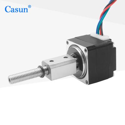 China NEMA 8 Ball Screw Stepper Motor 0.5A 25mm Body for Vision System for sale