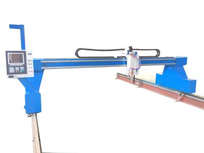 China Gantry Type CNC plasma cutting machine with Panasonic Servo motor, plasma cutting torch height controller for sale