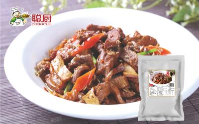 China Braised Chinese Cumin Beef 150g Vacuum Bag Heat To Eat Dish for sale
