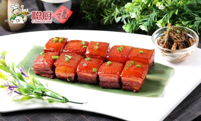China 450g Healthy Frozen Ready Meals 80% Spam Canned Meat Braised Pork for sale