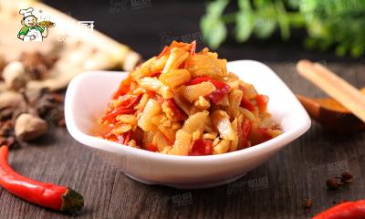 China Bolso de vacío secado sazonado picante conservado en vinagre de enlatado tajado crujiente jugoso del rábano en venta