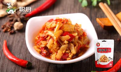 China Rabanete conservado picante chinês amigável dos pratos de lado 130g do congelador temperado à venda