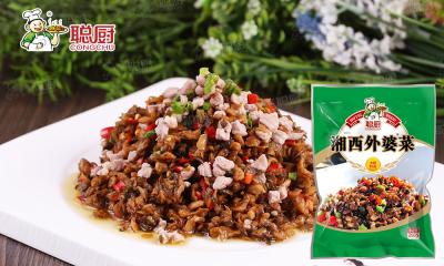China Salty XIANGXI Grandmother Food Side Dishes Chinese 250G for sale