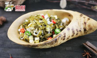중국 250g 중국식 보존 야채 포장된 소금에 절인 양배추 죽순 식사용 판매용
