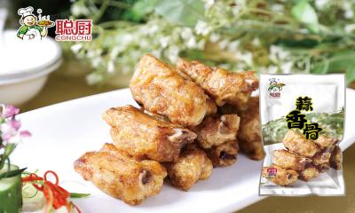 China HACCP Certified BBQ Frozen Meat Barbecue Seasoned Garlic Pork Ribs for sale