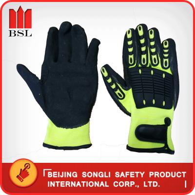 China SLG-0390 impact resistance TPR mechanic working gloves for sale