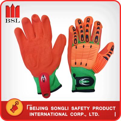 China SLG-0098 oil impact resistance TPR mechanic working gloves for sale