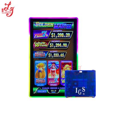 China IGS 3 mestres dourados nas placas video dos jogos de 1 jogo do entalhe do casino de Mainboard do multi jogo para a venda à venda