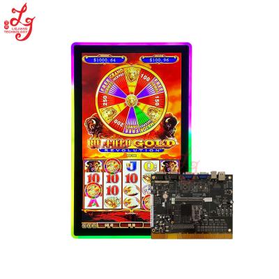 China El oro del búfalo de 43 pulgadas curvó las máquinas de juego modelo de la pantalla táctil de los juegos de juego de la ranura de With Ideck Video en venta