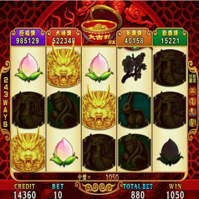 China DA JI LI Metal Box Single Screen 19 Inch Metal Video Slot Cabinet For Casino Game Room For Sale à venda