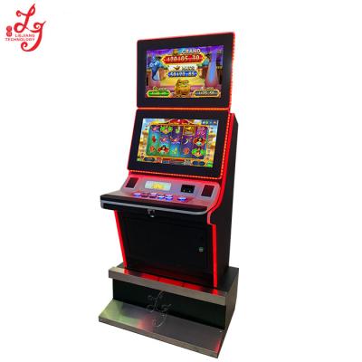 China Aladdin Dual Screen Jackpot Video Slot Machines / Casino Gambling Machines for sale