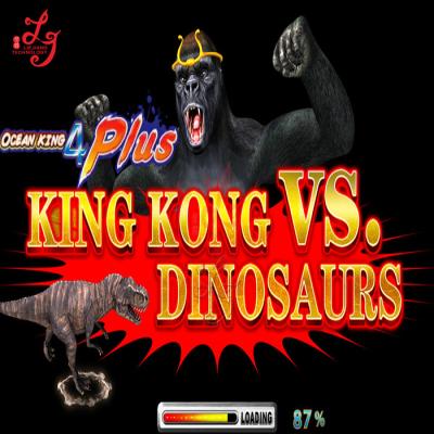 China King Kong VS Dinosaurs 30% Hold Fish Table Software Gambling Game Machine for sale