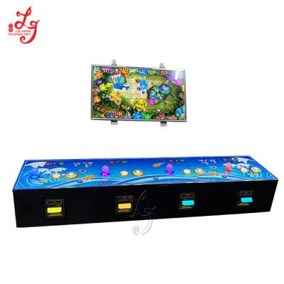 China Wall Mounted Type 35 In 1 Skilled 4 Players Stand Fish Table Gambling Games Machines With Bill Acceptor for sale