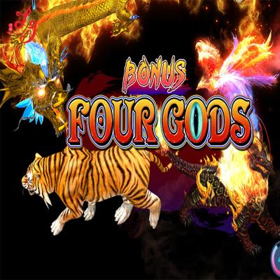 China Bonus Four Gods Fish Hunter Arcade Skilled Casino Slot Gambling Arcade Fish Hunter Gambling Games Machines for sale