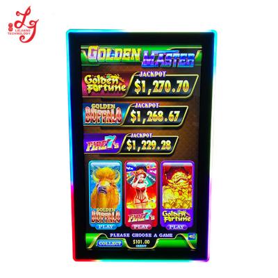 China 32 Inch Touch Screen 3M Infrared Slot Game Monitors With LED Lights Mounted for sale