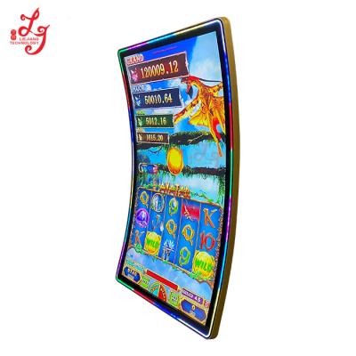China 43 Inch Curved bayIIy Touch Screen Monitors With LED Lights Mounted For Sale for sale