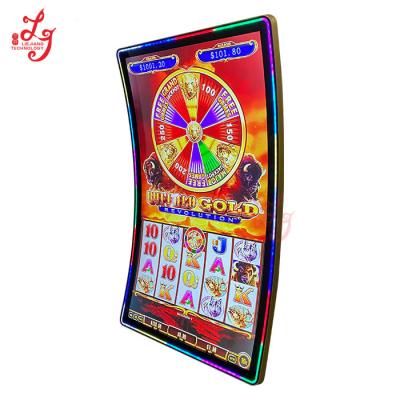 China 43 Inch PCAP RS232 bayIIy Gaming Curved Touch Screen With LED Lights Monitor for sale