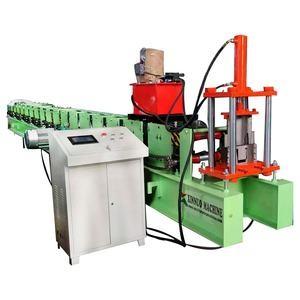 China Hydraulic Station Downspout Elbow Rain  Gutter Making Machine for sale