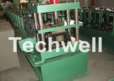China GCr15 Steel Cable Tray Roll Forming Machine For Storage Rack , Rack Beam 12-15m/min for sale