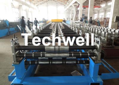China Metal Roof Panel Roll Forming Machine / Double Layer Forming Machine With Hydraulic Cutting for sale
