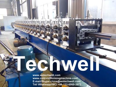 China 380V Storage Rack Roll Forming Machine Double Layer With Cr12Mov Cutting for sale