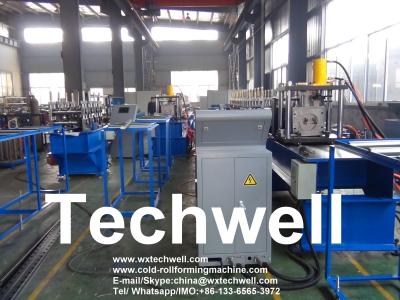 China 18 Steps CZ Purlin Roll Forming Machine 18.5KW For Storage Shelf Profile for sale