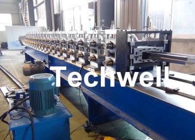 China Steel Metal Rack Roll Forming Machine / Steel Frame Roll Forming Machine for sale