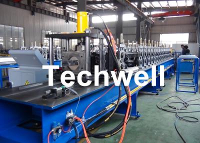 China Touch Screen PLC Control Rack Upright Roll Forming Machine For Hydraulic Station Power 5.5kw for sale