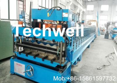China Galvanized Coil Tile Roll Forming Machine For Metal Roof Tile , Steel Roofing Sheet for sale