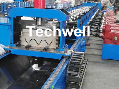China 3 Wave Highway Guardrail Roll Forming Machine for Making Steel Curvinging for sale