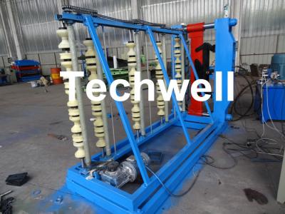 China Vertical Hydraulic Roof Panel Roll Forming Machine for Curving Color Coating Steel Roof Sheet for sale
