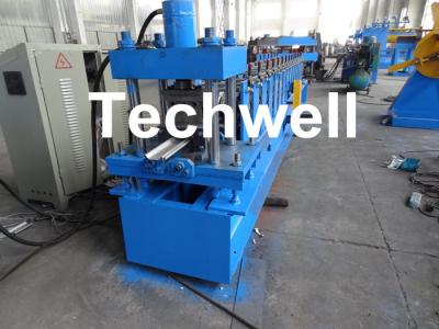 China Automatic Steel Guide Rail Cold Roll Forming Machine for Making Security Door Guide Tracks for sale
