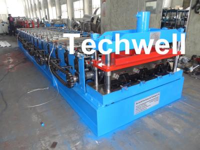 China CE Approved Floor Deck Roll Forming Machine for Making 0.8 --1.0 mm Thickness Steel Structure for sale
