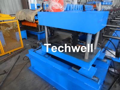China Stevige bodem 2.0mm Geperforeerde Kabel Tray Roll Forming Machine Te koop