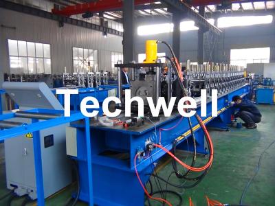 China Storage Pallet Shelving and Racking Upright Roll Forming Machine for 80 / 90 / 100 / 120mm Upright Rack Profiles for sale