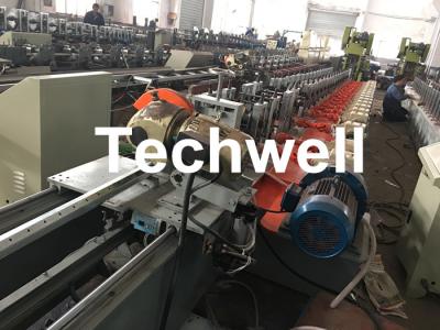 China Aluminum, Galvanized Steel Cold Roll Forming Machine For Octagonal Tube Pipe Equipment With Making Rolling Shutter Axes for sale