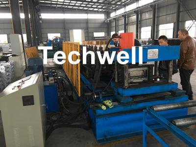 China Automatic PLC Control Cable Tray Roll Forming Machine With Servo Guiding Device for sale