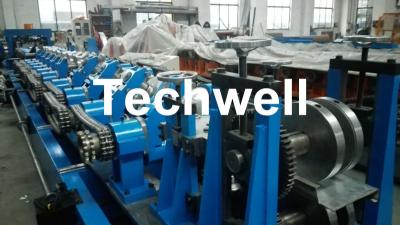China Fully Automatic Galvanized Steel CZ Purlin Roll Forming Machine , Steel CZ Section Profile Roll Forming Equipment for sale