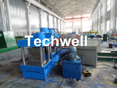 China Gear Box Driving Type Purlin Roll Forming Machine For Making C / Z Channel With 1.5-3.0mm Thickness for sale