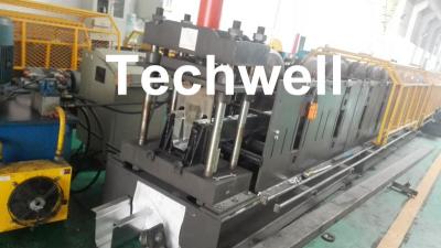 China 0-15m/min Forming Speed Cold Roll Forming Machine For Making Top Hat Channel , Furring Channel for sale