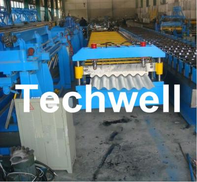 China Gewölbte sinusförmige Blatt-Rolle, die Maschine, Wellblech herstellt Maschine bildet zu verkaufen